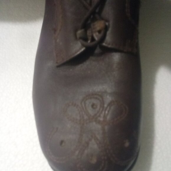 Women's tall leather made in ITALY Corelli heeled boot. - Picture 2 of 5